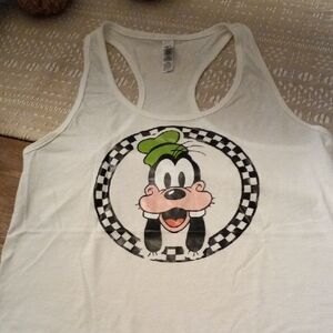 Goofy Graphic Racerback Tank Top
